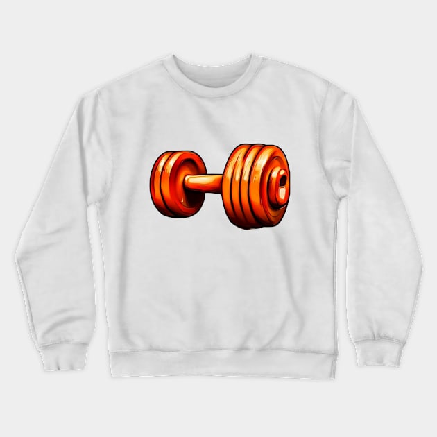 DUMBBELLS SHIRT DESIGN Crewneck Sweatshirt by Mujji